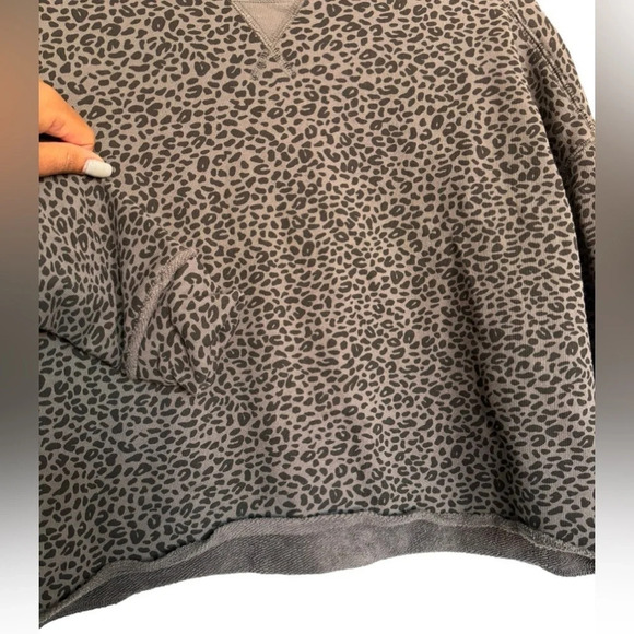 ATM ANTHONY THOMAS MELILLO French Terry Leopard Sweatshirt Size S - Picture 4 of 10